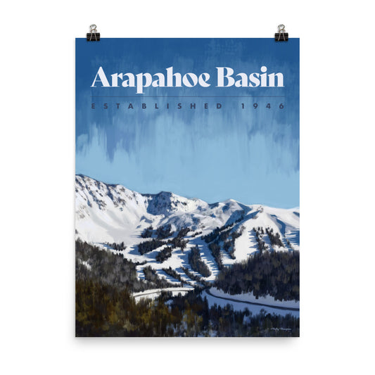Arapahoe Basin Ski Poster