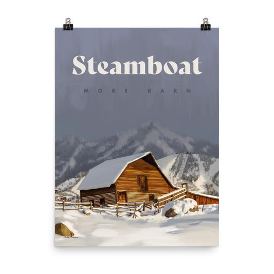 Steamboat Springs Ski Poster