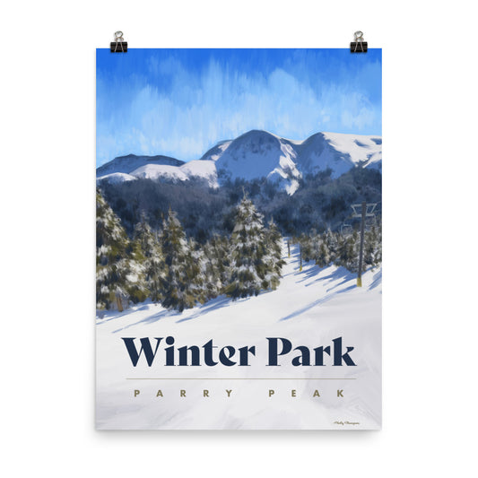 Winter Park Ski Poster