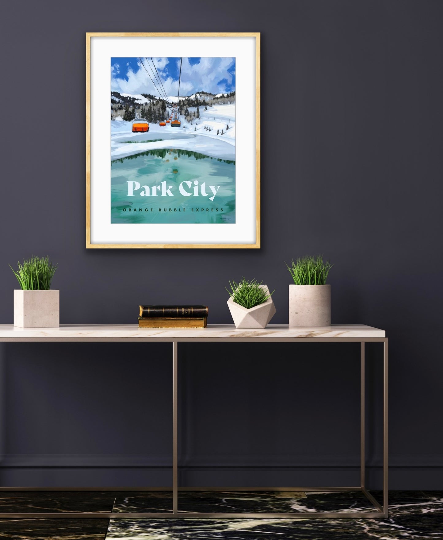 Park City Ski Poster