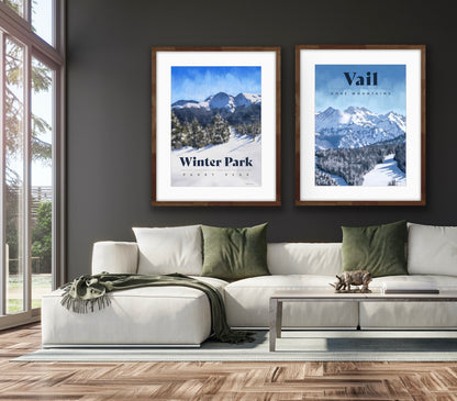 Winter Park Ski Poster