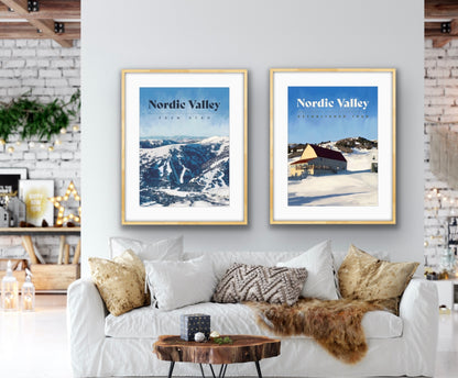 Nordic Valley Ski Poster