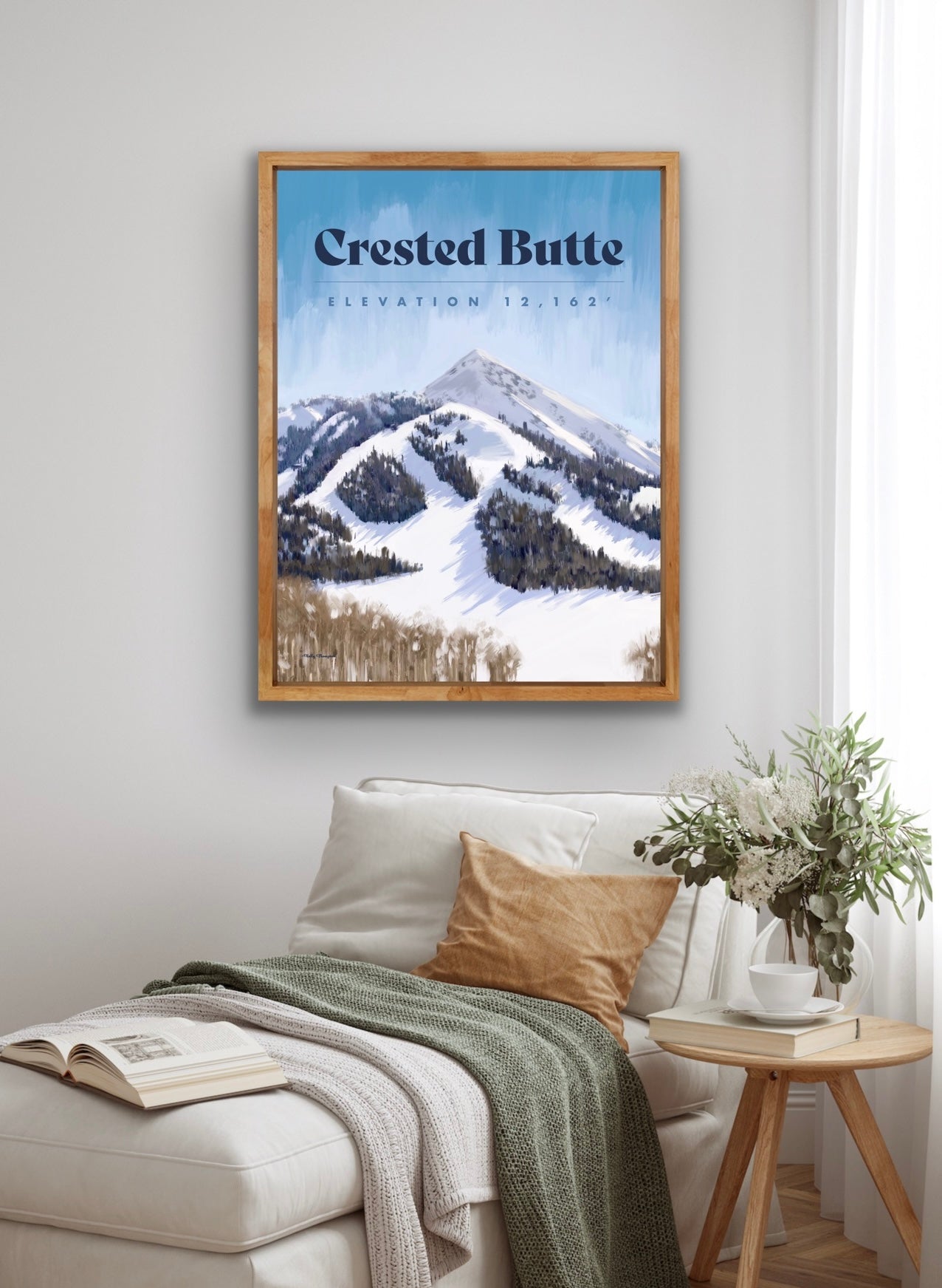 Crested Butte Ski Poster