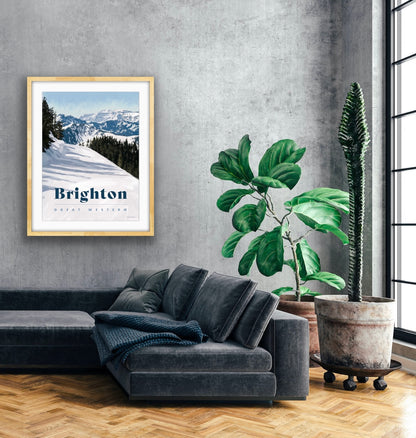 Brighton Ski Poster - Great Western