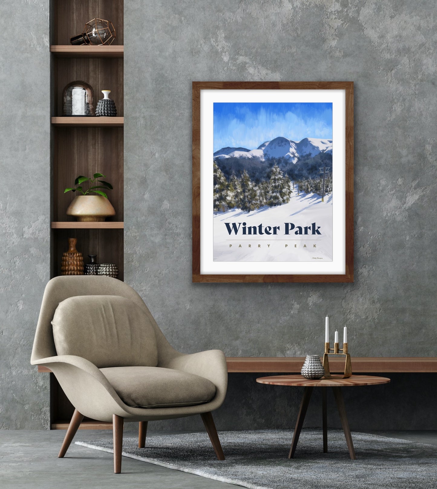 Winter Park Ski Poster