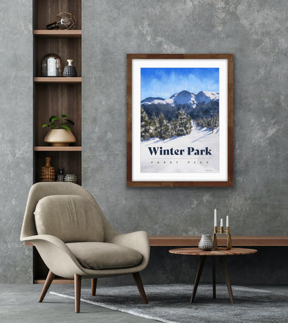 Winter Park Ski Poster