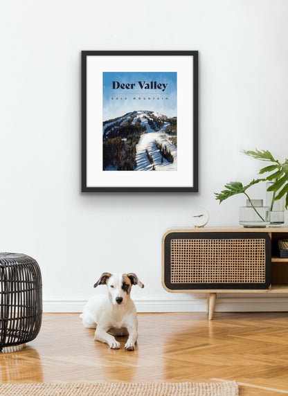 Deer Valley Ski Poster