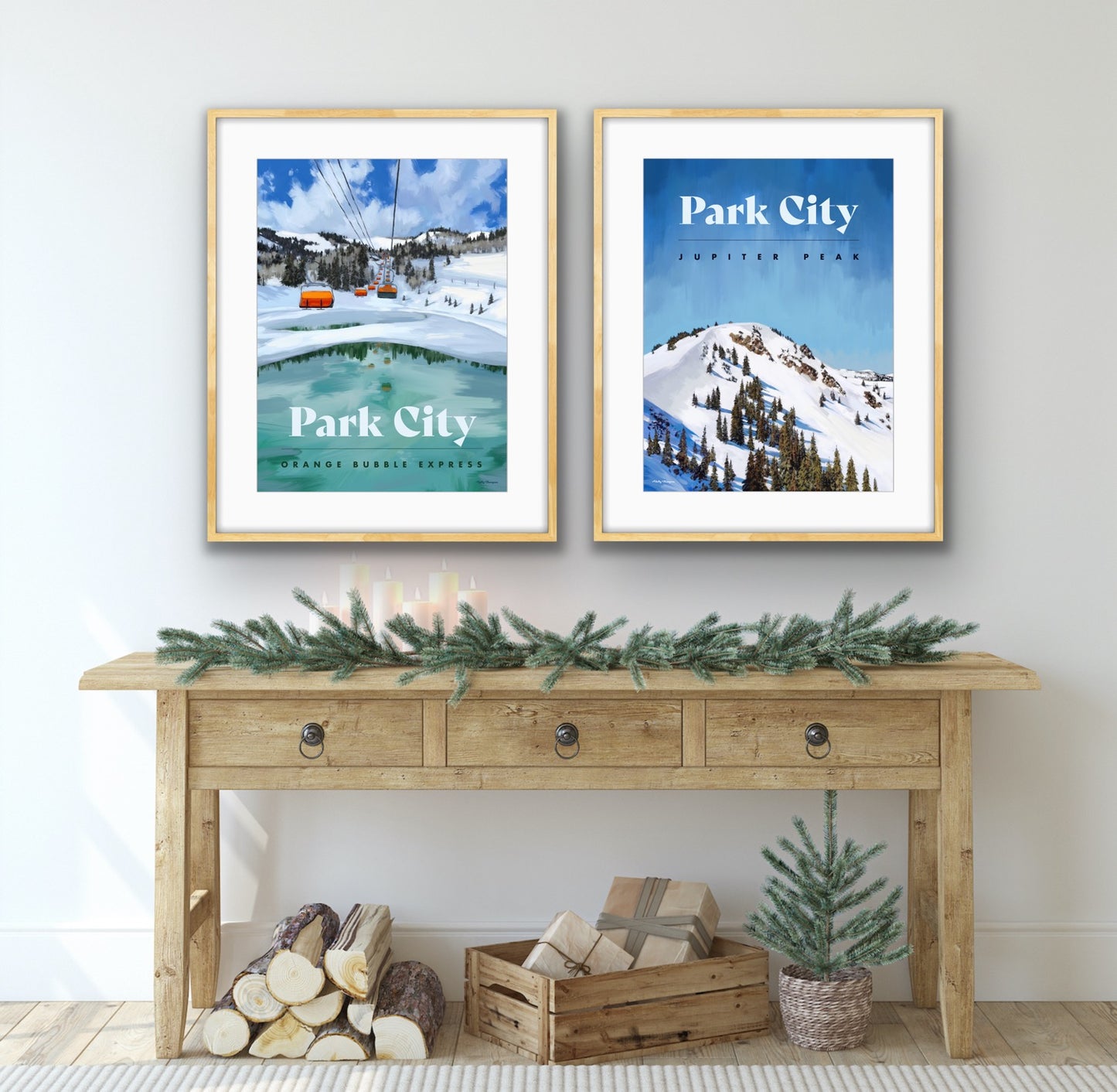 Park City Ski Poster