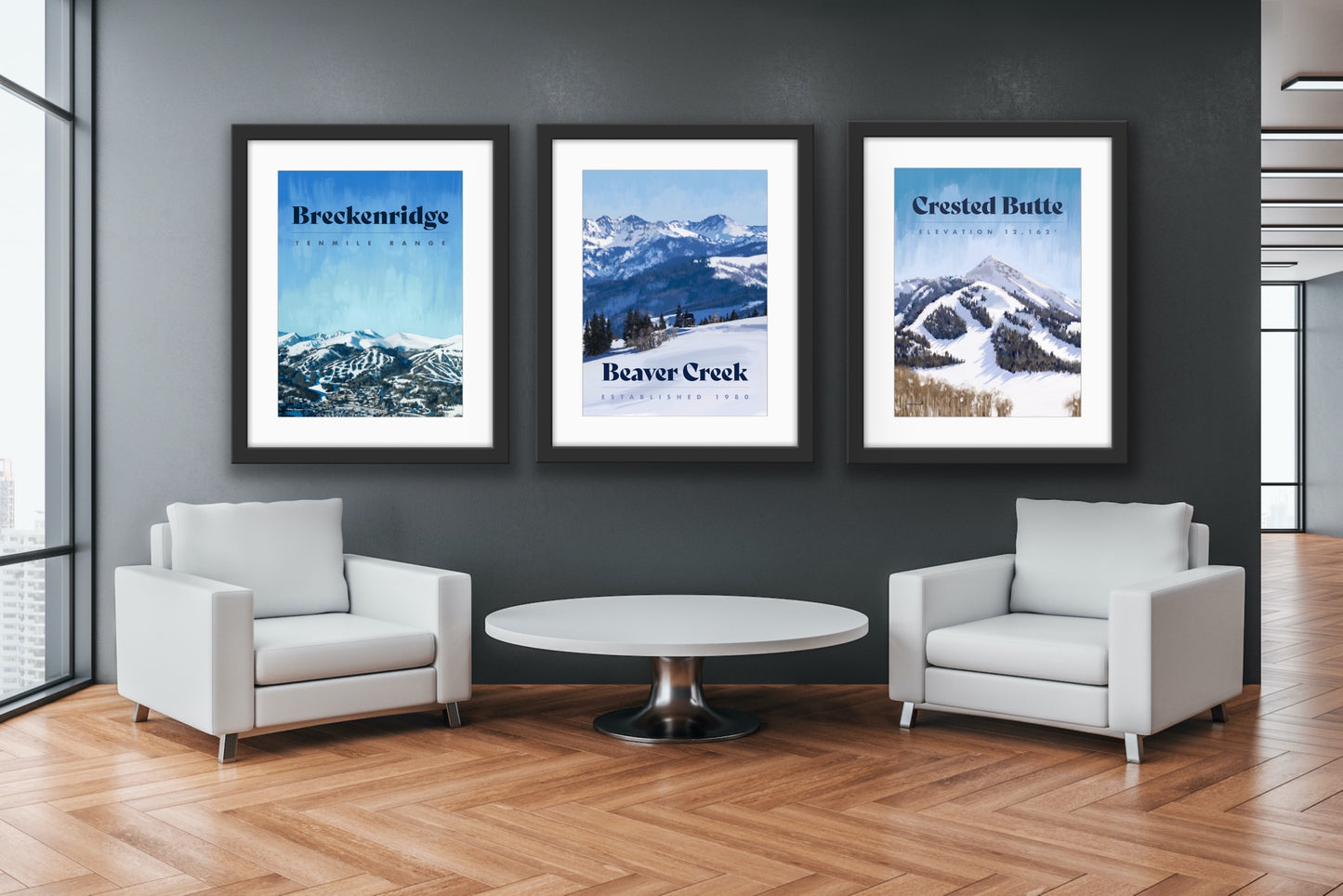 Crested Butte Ski Poster