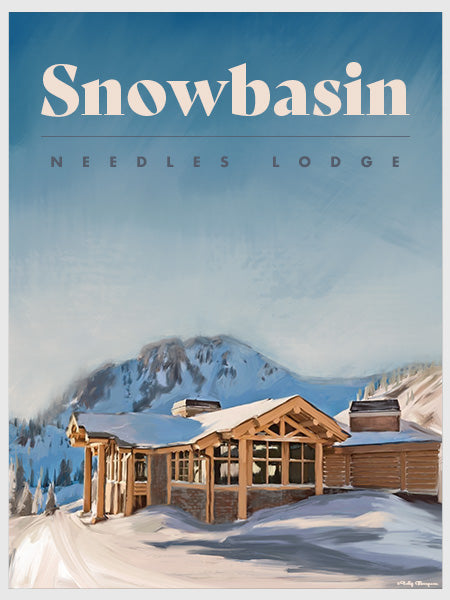 Snowbasin Ski Poster - Needles Lodge