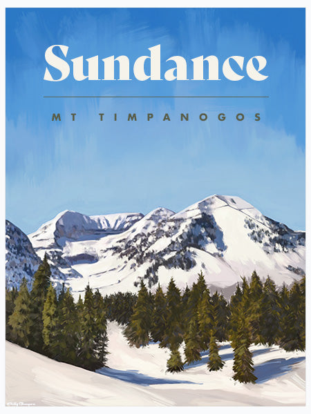 Sundance Ski Poster