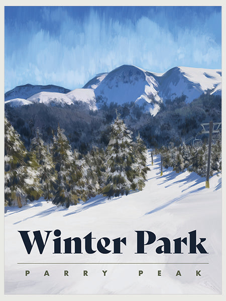 Winter Park Ski Poster