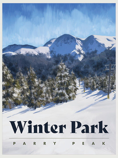 Winter Park Ski Poster