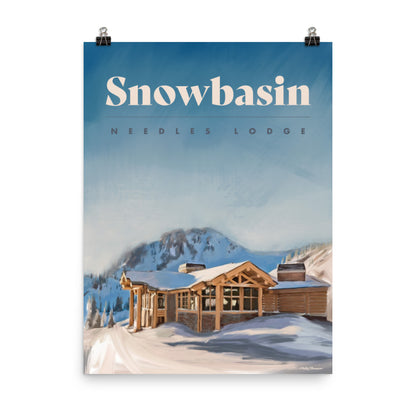 Snowbasin Ski Poster - Needles Lodge