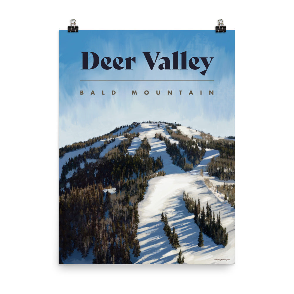 Deer Valley Ski Poster