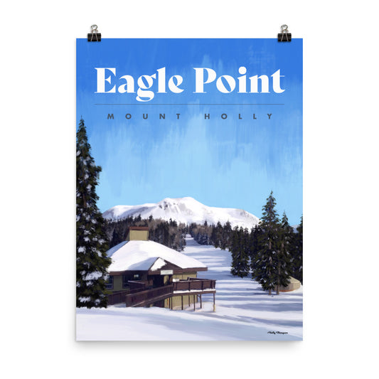 Eagle Point Ski Poster