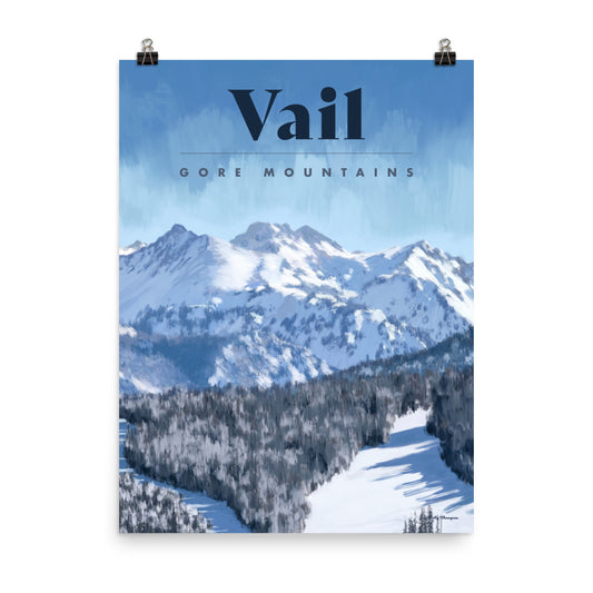 Vail Ski Poster