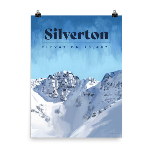 Silverton Ski Poster