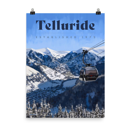 Telluride Ski Poster