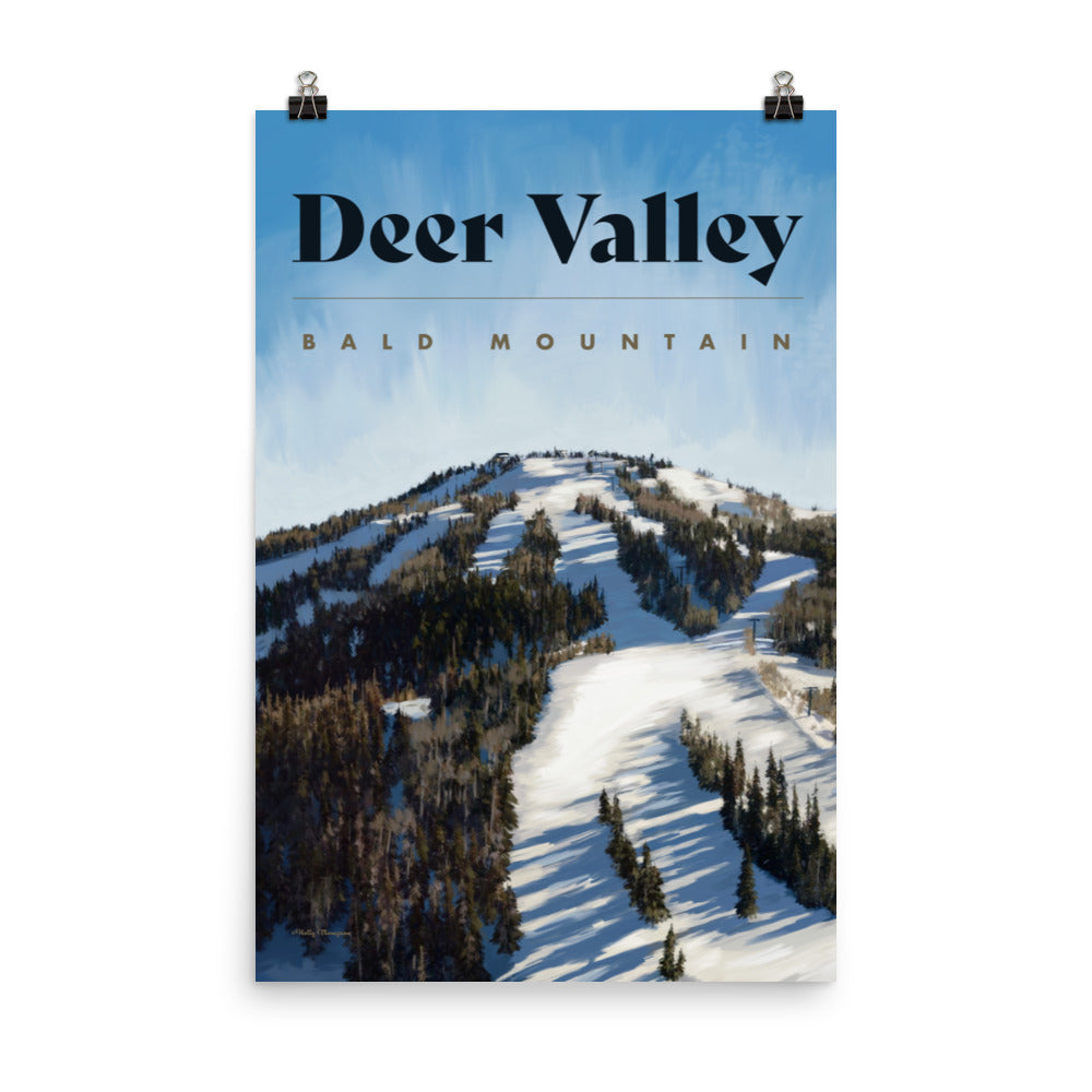 Deer Valley Ski Poster