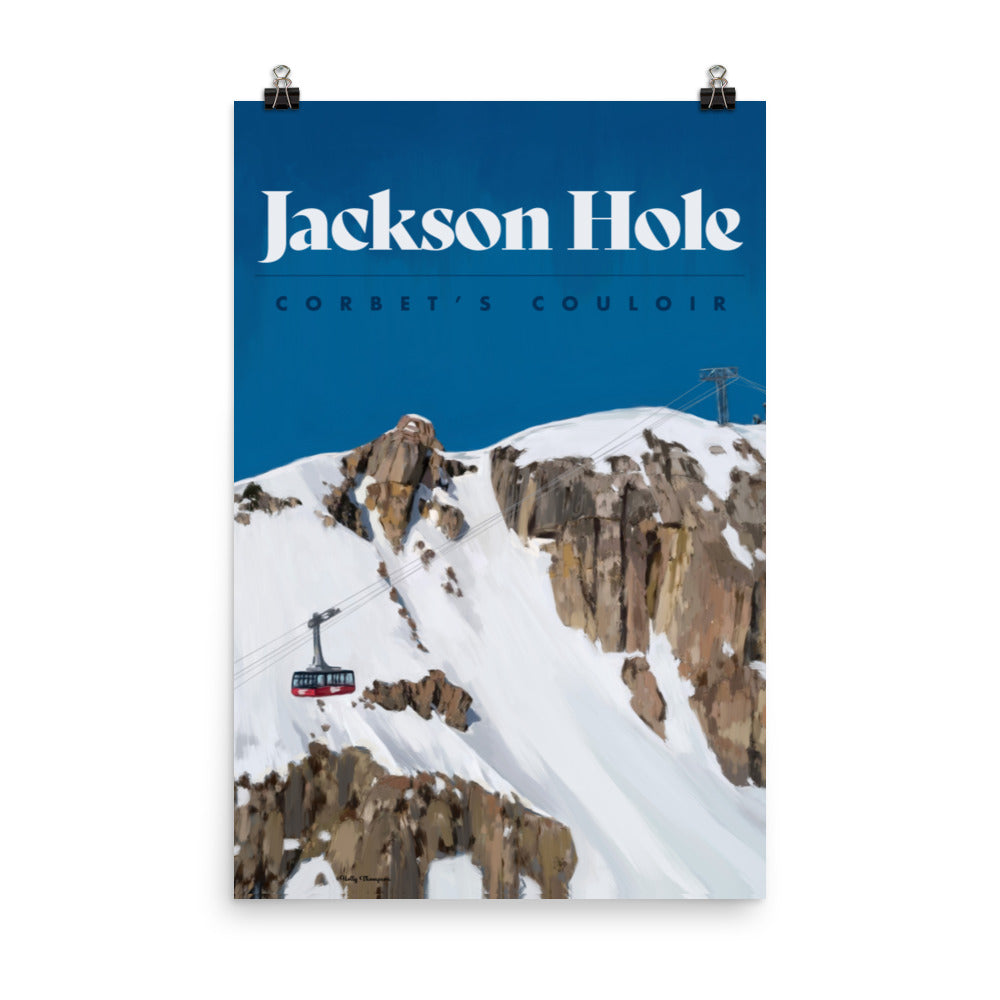 Jackson Hole Ski Poster