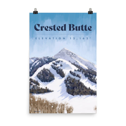 Crested Butte Ski Poster